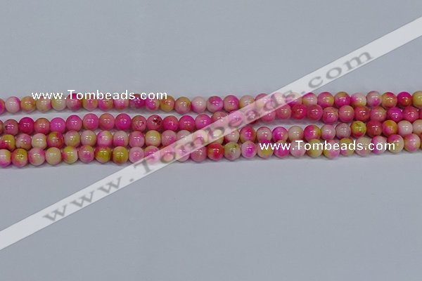 CMJ513 15.5 inches 6mm round rainbow jade beads wholesale