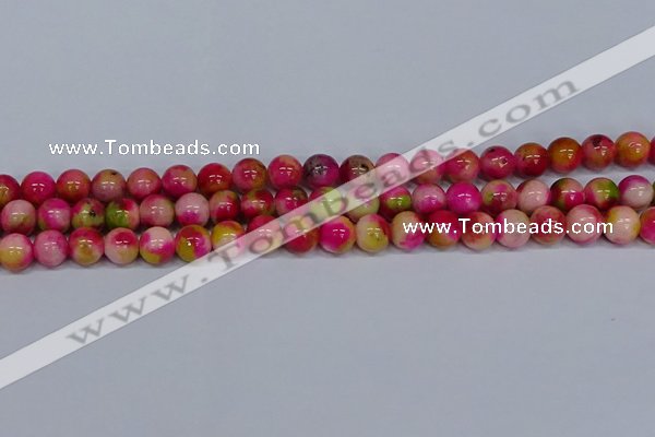 CMJ515 15.5 inches 10mm round rainbow jade beads wholesale