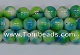 CMJ521 15.5 inches 8mm round rainbow jade beads wholesale