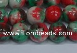 CMJ537 15.5 inches 12mm round rainbow jade beads wholesale