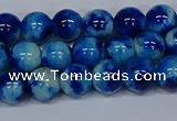 CMJ542 15.5 inches 8mm round rainbow jade beads wholesale