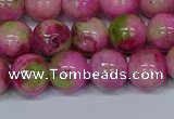 CMJ551 15.5 inches 12mm round rainbow jade beads wholesale