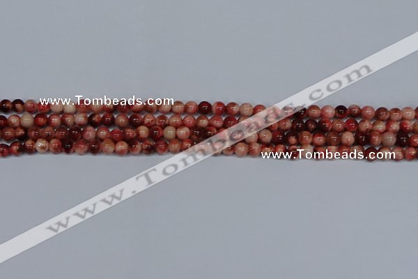 CMJ554 15.5 inches 4mm round rainbow jade beads wholesale