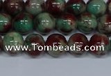 CMJ570 15.5 inches 8mm round rainbow jade beads wholesale