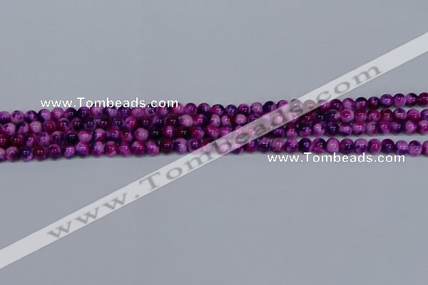 CMJ582 15.5 inches 4mm round rainbow jade beads wholesale