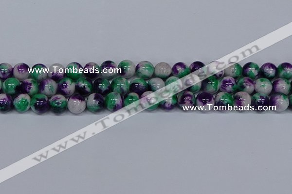 CMJ600 15.5 inches 12mm round rainbow jade beads wholesale