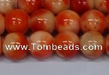 CMJ607 15.5 inches 12mm round rainbow jade beads wholesale