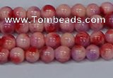 CMJ618 15.5 inches 6mm round rainbow jade beads wholesale