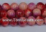 CMJ619 15.5 inches 8mm round rainbow jade beads wholesale