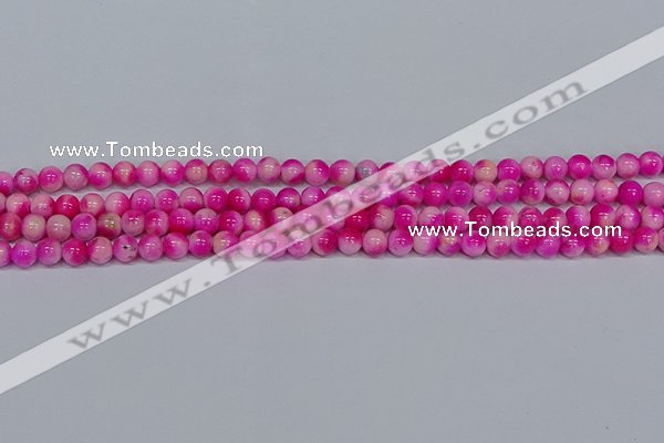 CMJ639 15.5 inches 6mm round rainbow jade beads wholesale