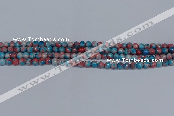 CMJ660 15.5 inches 6mm round rainbow jade beads wholesale