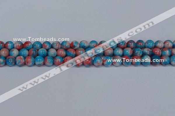 CMJ662 15.5 inches 10mm round rainbow jade beads wholesale