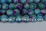 CMJ687 15.5 inches 4mm round rainbow jade beads wholesale