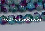 CMJ689 15.5 inches 8mm round rainbow jade beads wholesale