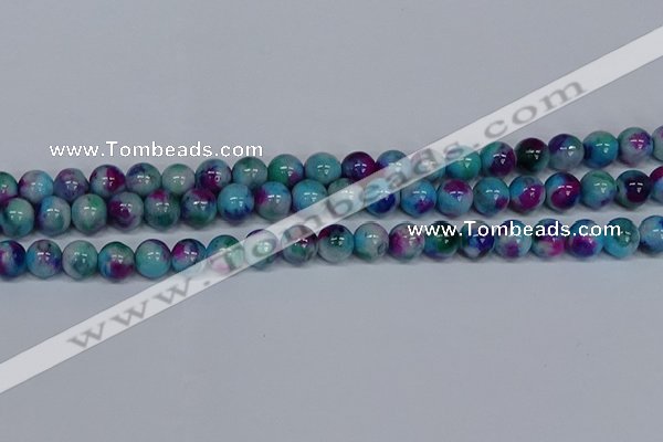 CMJ690 15.5 inches 10mm round rainbow jade beads wholesale