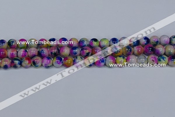 CMJ712 15.5 inches 12mm round rainbow jade beads wholesale