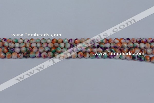 CMJ723 15.5 inches 6mm round rainbow jade beads wholesale