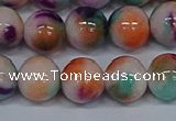 CMJ726 15.5 inches 12mm round rainbow jade beads wholesale