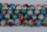 CMJ730 15.5 inches 6mm round rainbow jade beads wholesale