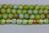 CMJ736 15.5 inches 4mm round rainbow jade beads wholesale