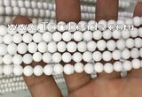 CMJ801 15.5 inches 6mm round matte Mashan jade beads wholesale