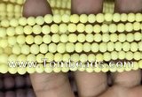 CMJ805 15.5 inches 4mm round matte Mashan jade beads wholesale