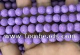 CMJ818 15.5 inches 10mm round matte Mashan jade beads wholesale