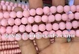 CMJ822 15.5 inches 8mm round matte Mashan jade beads wholesale