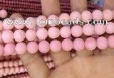 CMJ823 15.5 inches 10mm round matte Mashan jade beads wholesale