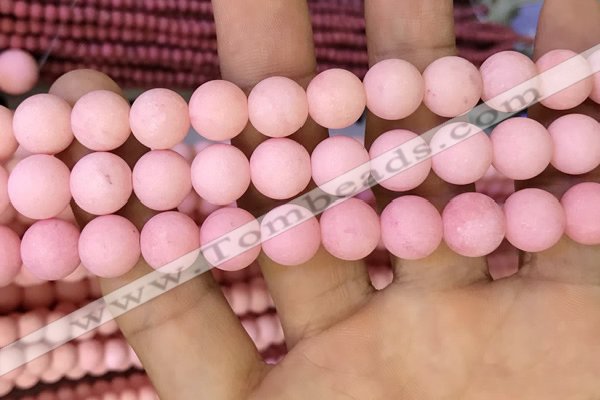 CMJ823 15.5 inches 10mm round matte Mashan jade beads wholesale