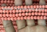 CMJ826 15.5 inches 6mm round matte Mashan jade beads wholesale