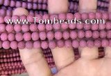 CMJ831 15.5 inches 6mm round matte Mashan jade beads wholesale