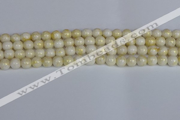 CMJ901 15.5 inches 6mm round Mashan jade beads wholesale