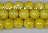 CMJ906 15.5 inches 6mm round Mashan jade beads wholesale