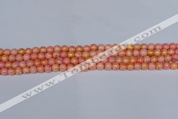 CMJ910 15.5 inches 4mm round Mashan jade beads wholesale