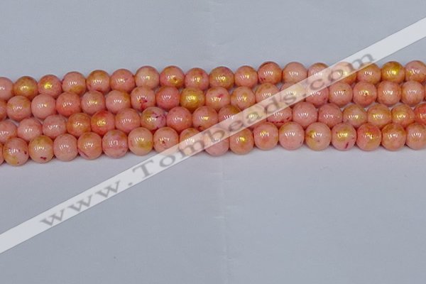 CMJ911 15.5 inches 6mm round Mashan jade beads wholesale