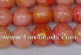 CMJ912 15.5 inches 8mm round Mashan jade beads wholesale