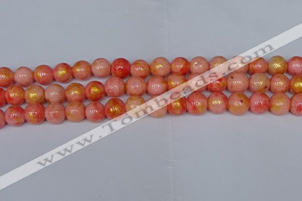 CMJ912 15.5 inches 8mm round Mashan jade beads wholesale