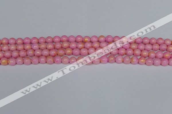 CMJ915 15.5 inches 4mm round Mashan jade beads wholesale