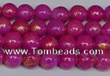 CMJ925 15.5 inches 4mm round Mashan jade beads wholesale