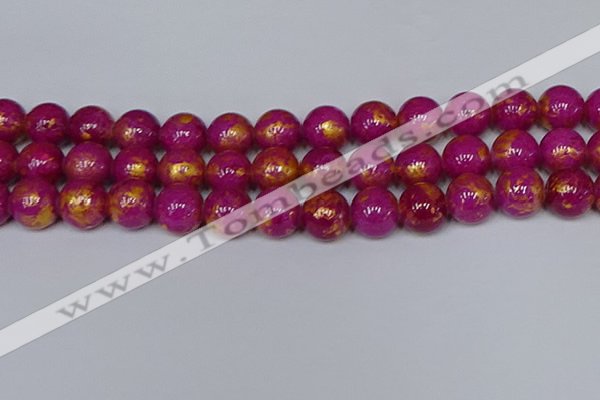 CMJ928 15.5 inches 10mm round Mashan jade beads wholesale