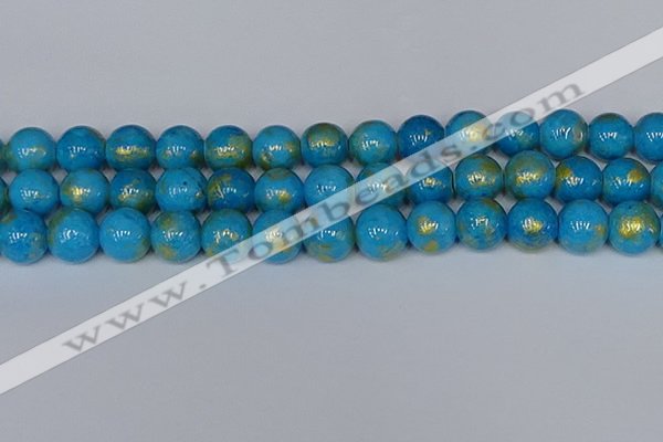 CMJ953 15.5 inches 10mm round Mashan jade beads wholesale