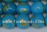 CMJ954 15.5 inches 12mm round Mashan jade beads wholesale