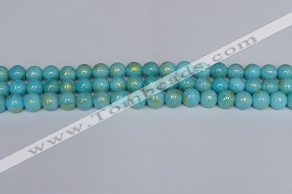 CMJ966 15.5 inches 6mm round Mashan jade beads wholesale