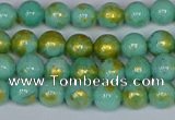 CMJ970 15.5 inches 4mm round Mashan jade beads wholesale