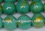 CMJ974 15.5 inches 12mm round Mashan jade beads wholesale