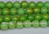 CMJ975 15.5 inches 4mm round Mashan jade beads wholesale