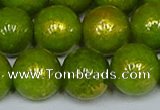 CMJ989 15.5 inches 12mm round Mashan jade beads wholesale