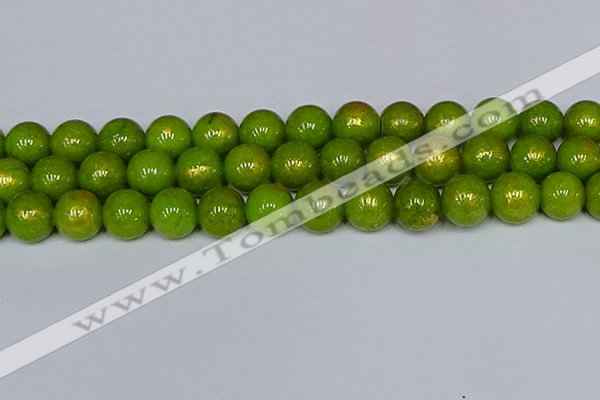 CMJ989 15.5 inches 12mm round Mashan jade beads wholesale