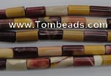 CMK104 15.5 inches 6*11mm tube mookaite beads wholesale